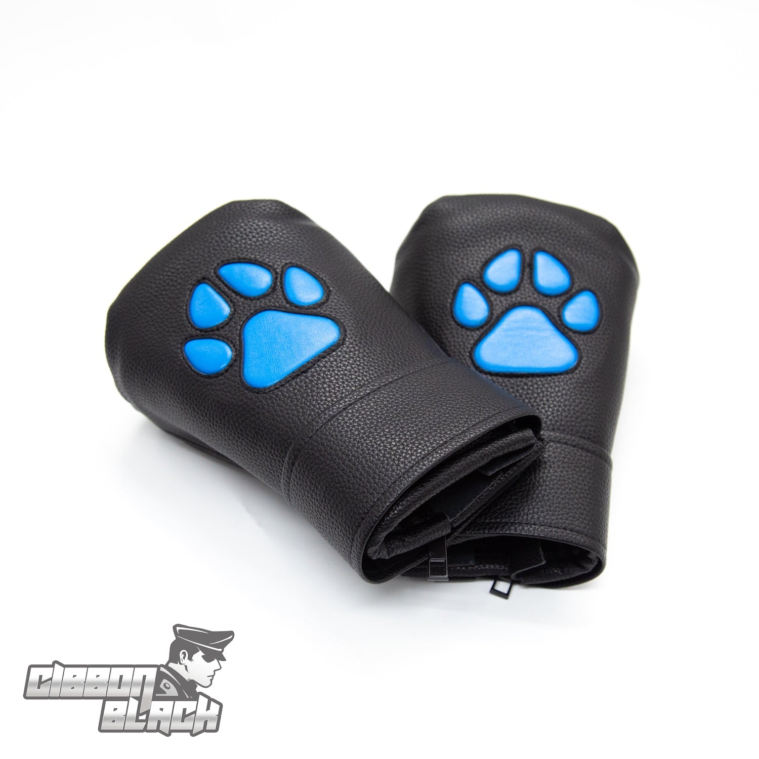 Gibbon Black® PU Leather Puppy Paw Mittens