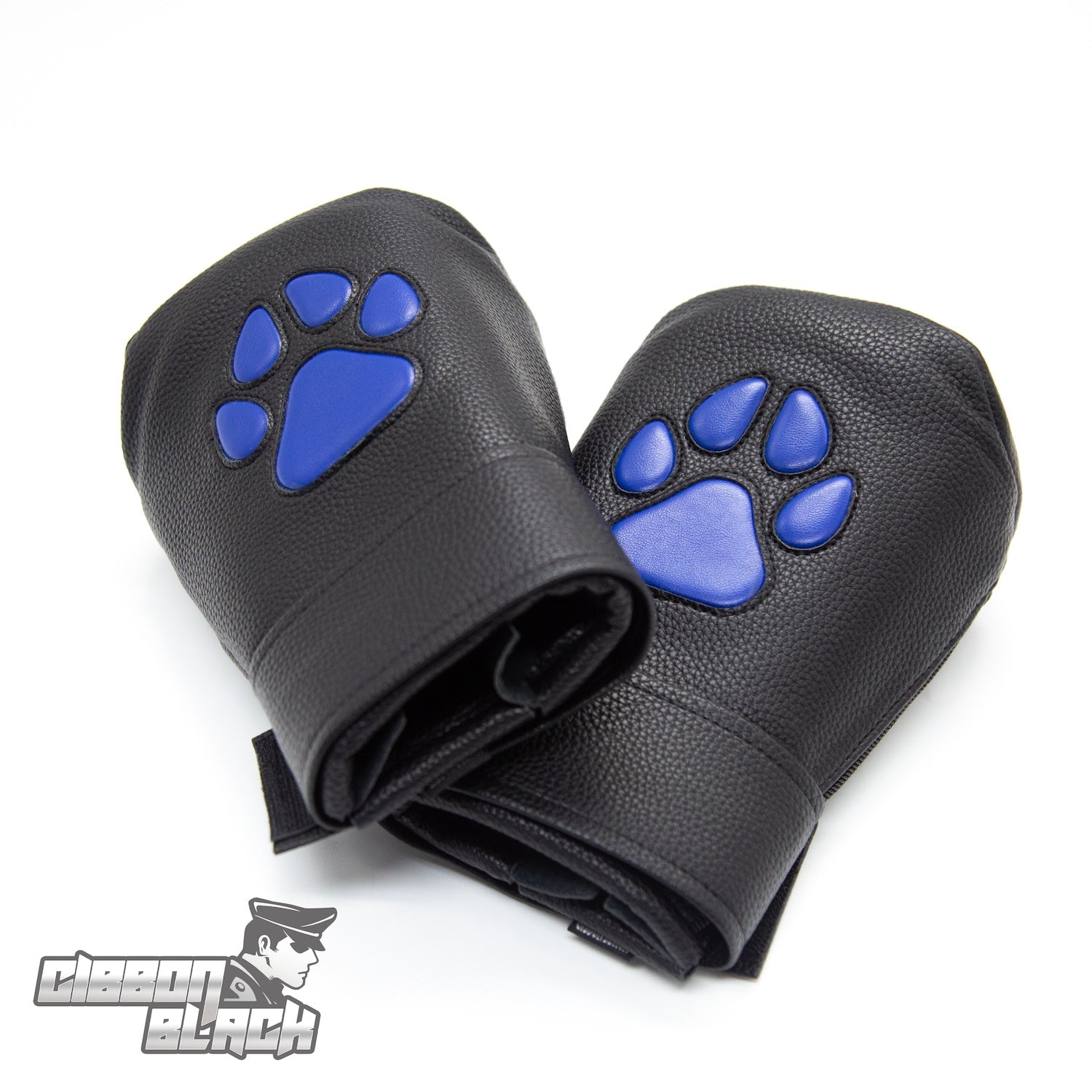 Gibbon Black® PU Leather Puppy Paw Mittens