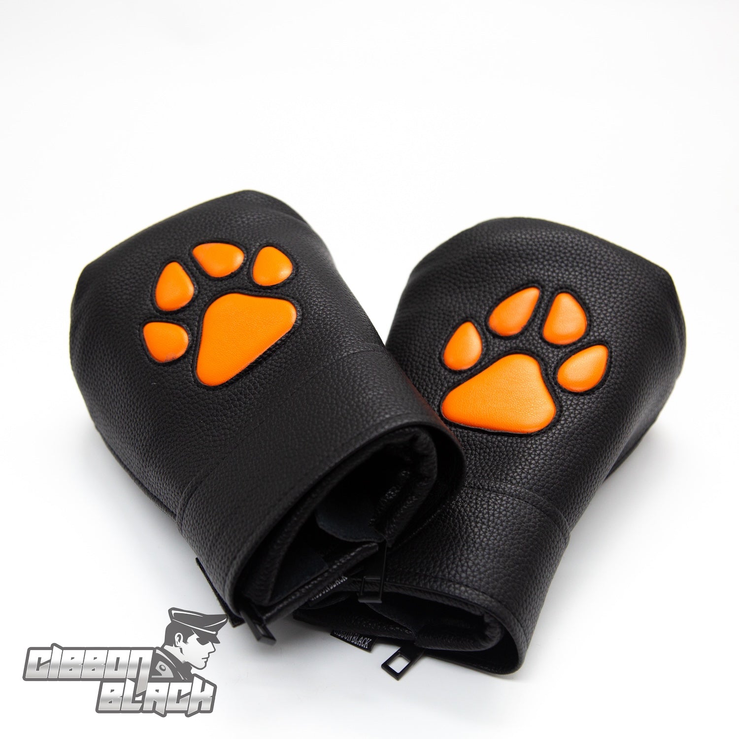 Gibbon Black® PU Leather Puppy Paw Mittens
