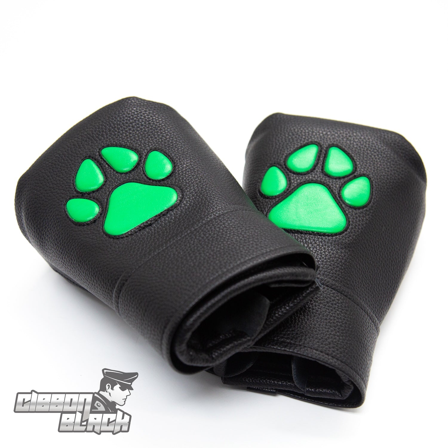 Gibbon Black® PU Leather Puppy Paw Mittens