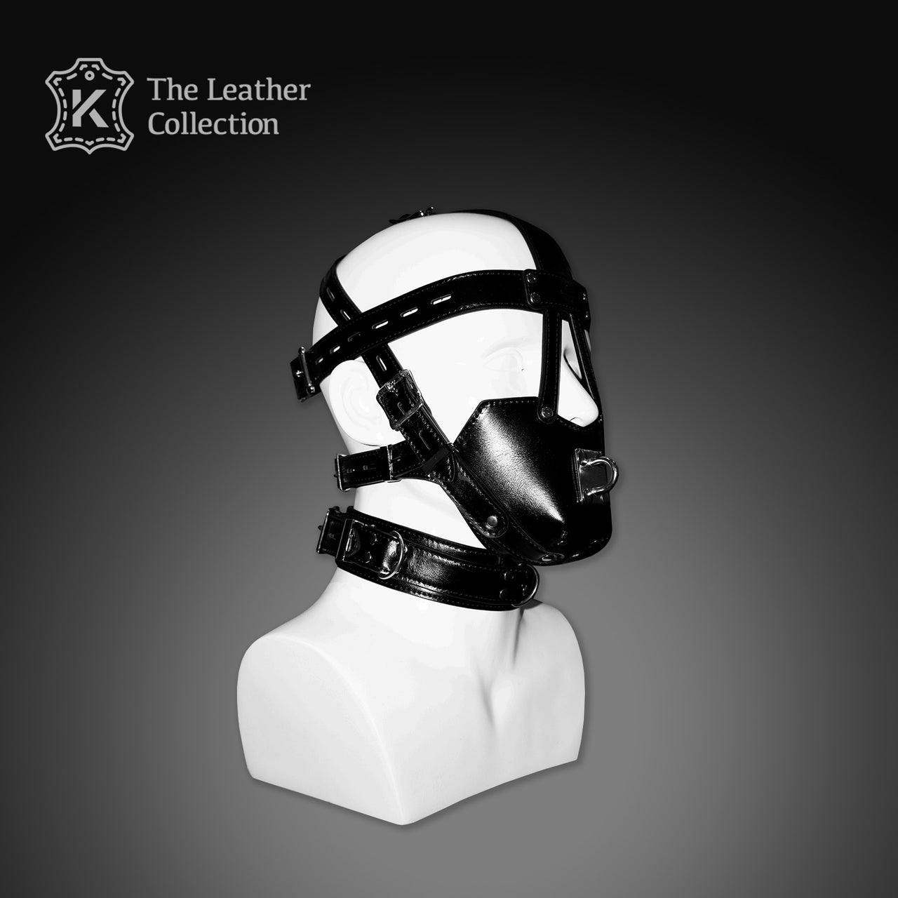 Tumbled Leather Muzzle Harness