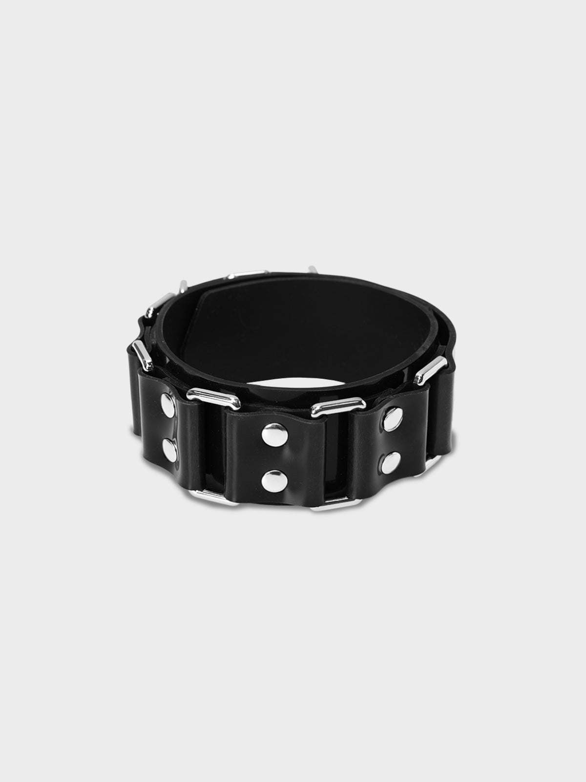 Square Loop Silicone Collar, 20mm Padlock