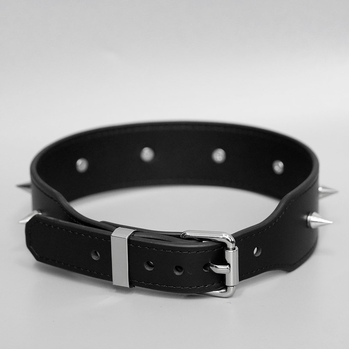 Spike Leather Choker