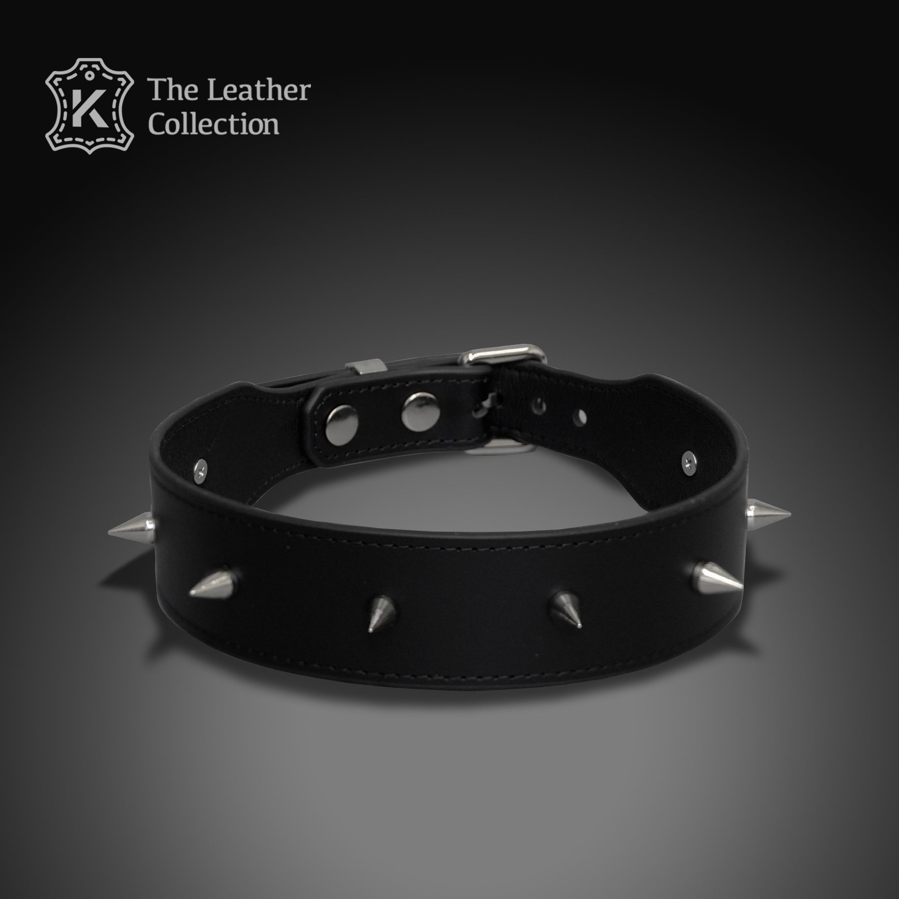 Spike Leather Choker