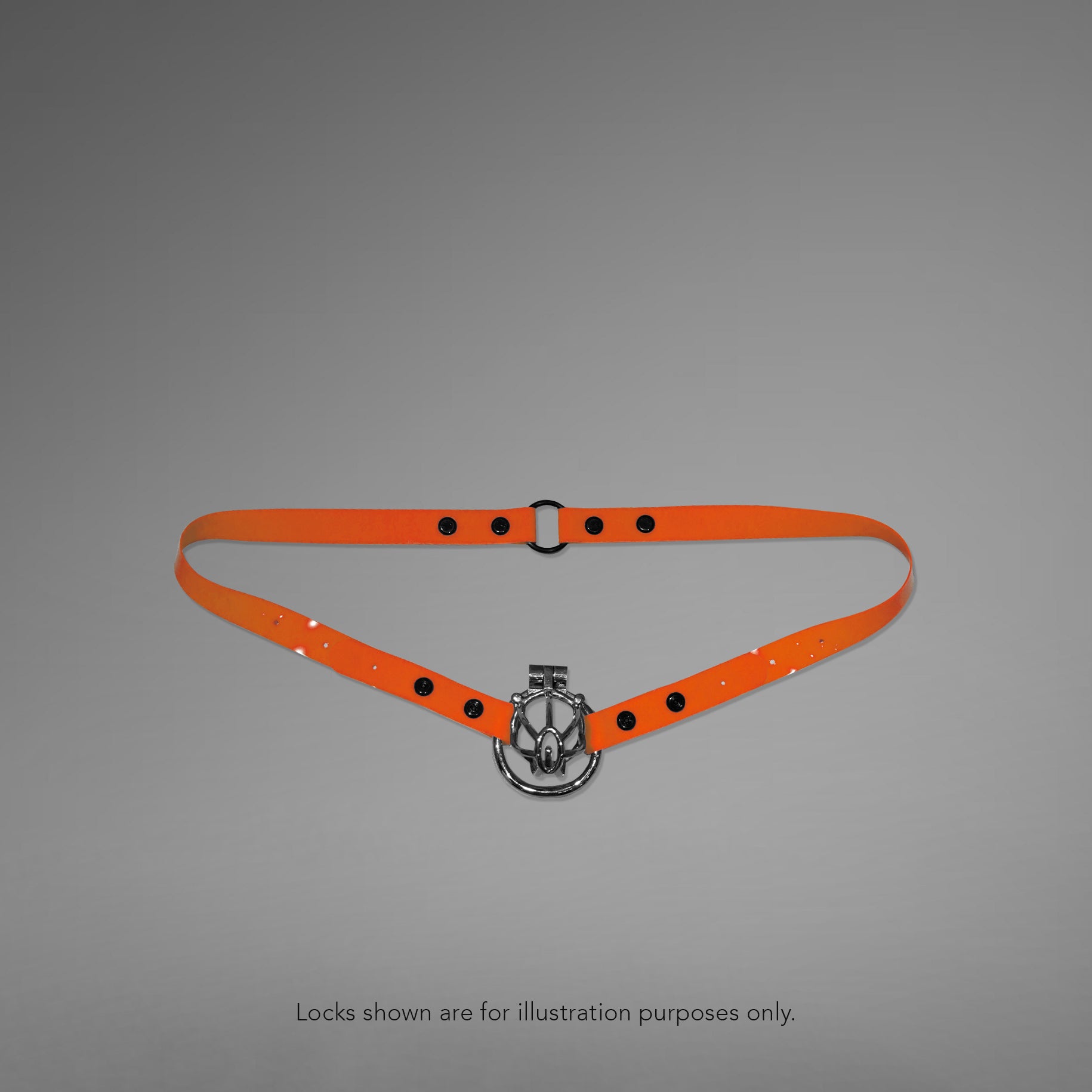Chastity Lock Non-metallic Silicone Two-way Fixation Belt