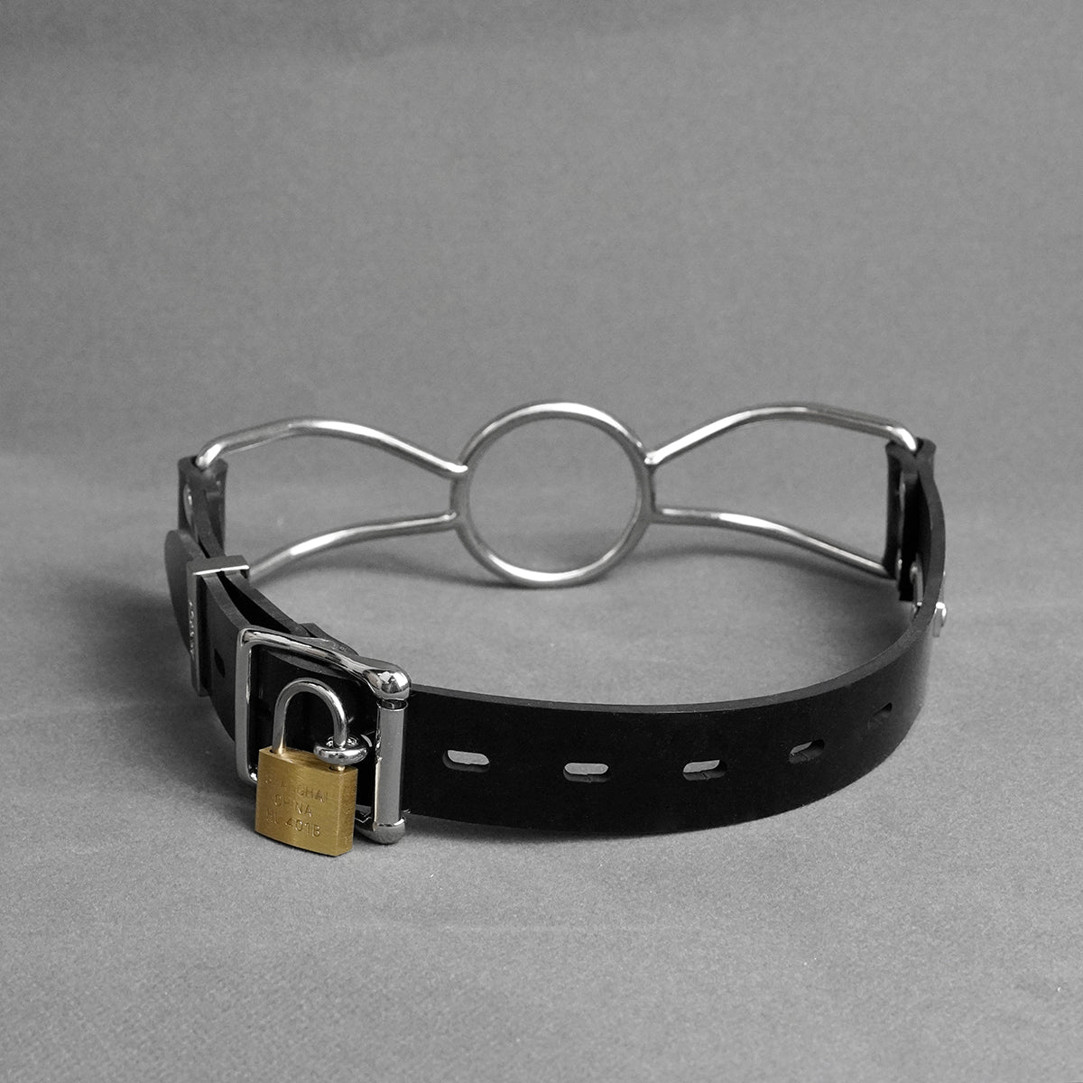 ステンレス製Oリングマウスギャグ