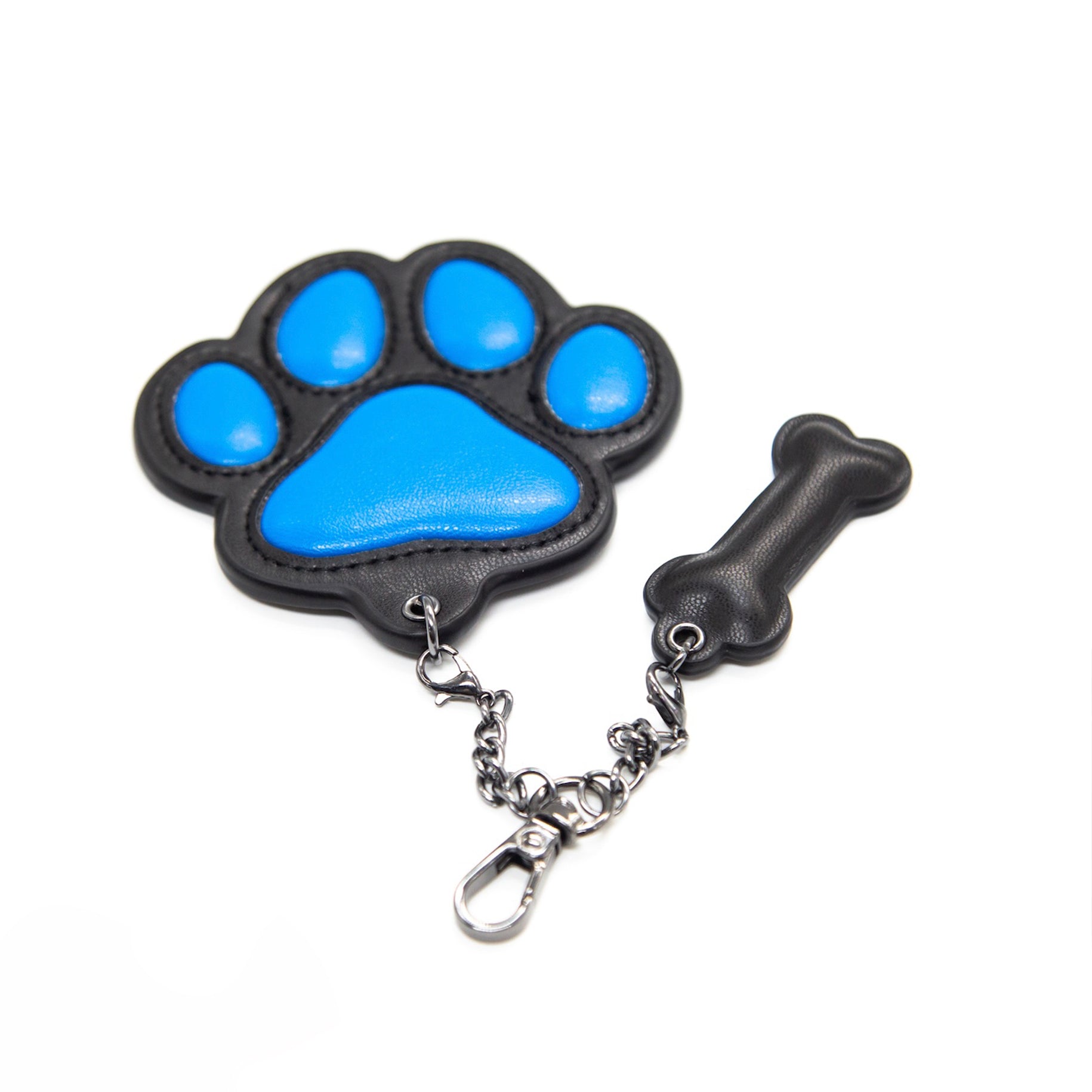 Gibbon Black® PU Leather Puppy Paw Keychain