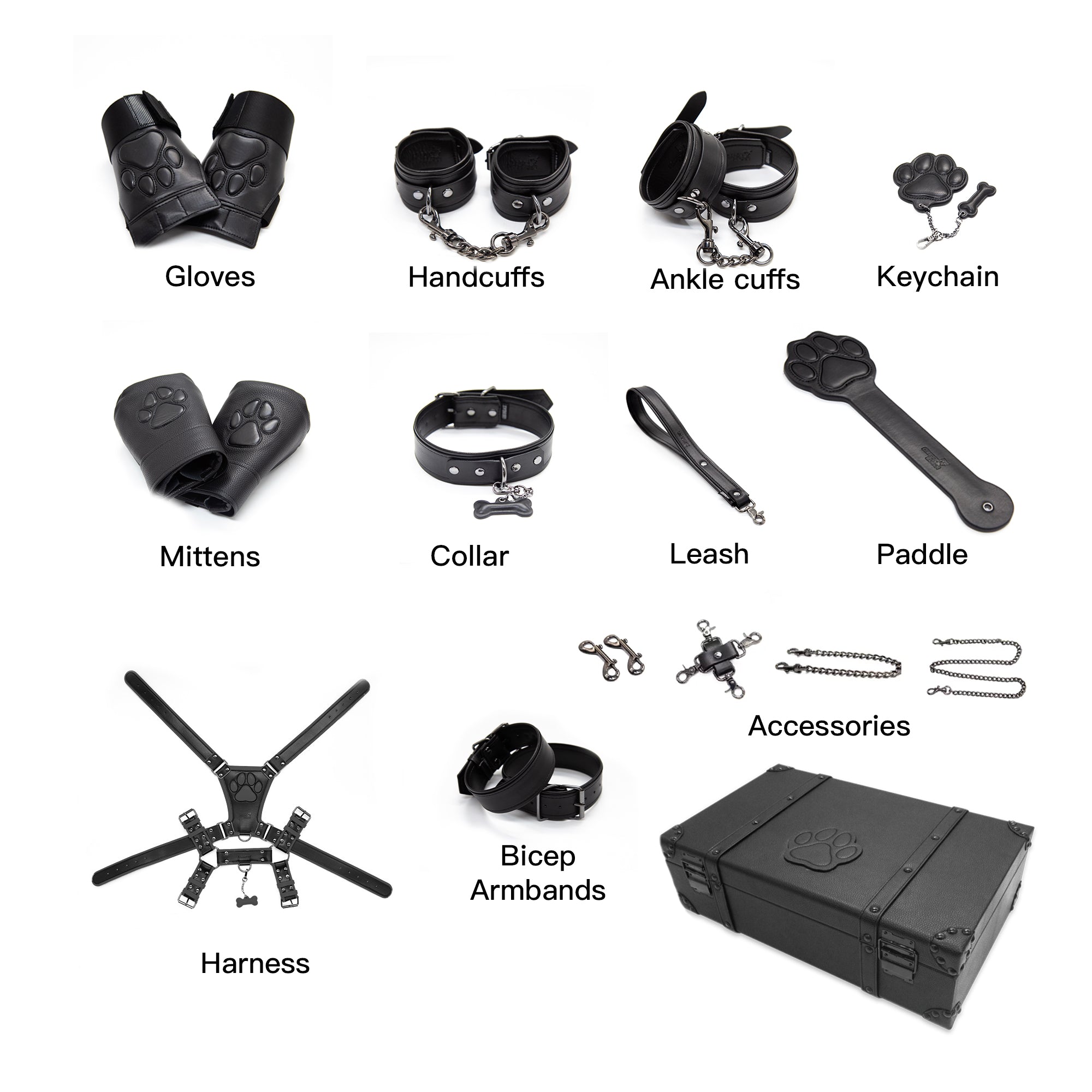Gibbon Black® PU Leather Full Set Gear Kit