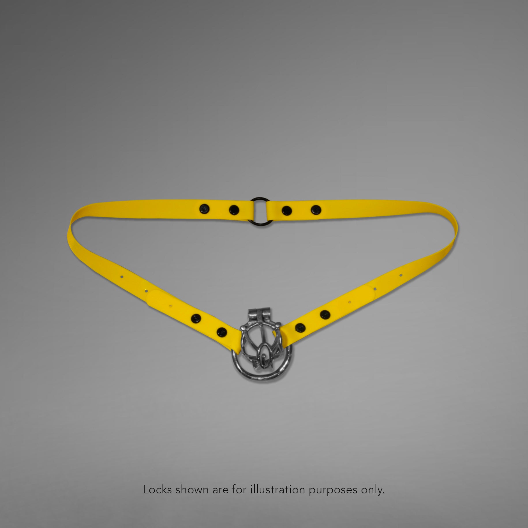 Chastity Lock Non-metallic Silicone Two-way Fixation Belt