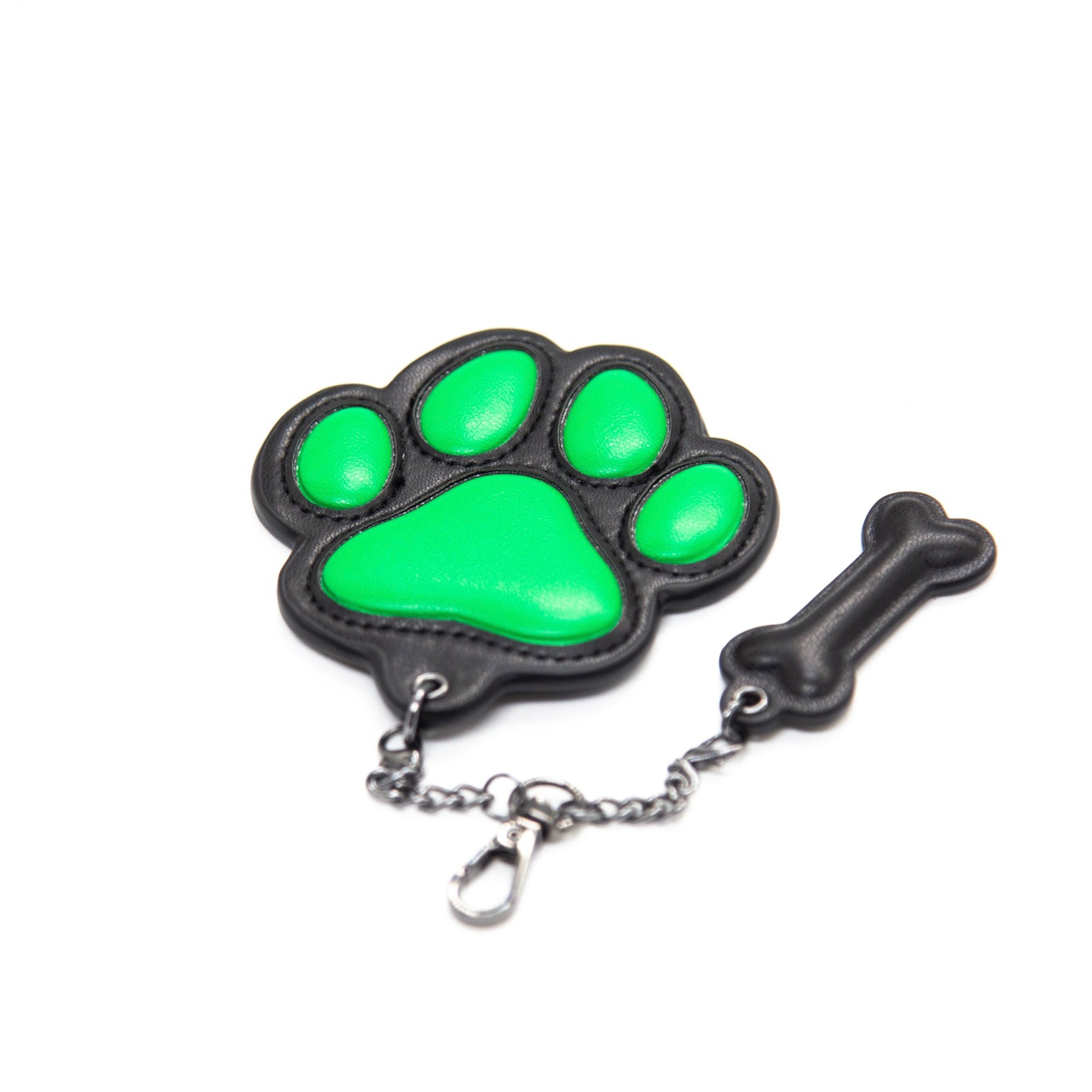 Gibbon Black® PU Leather Puppy Paw Keychain