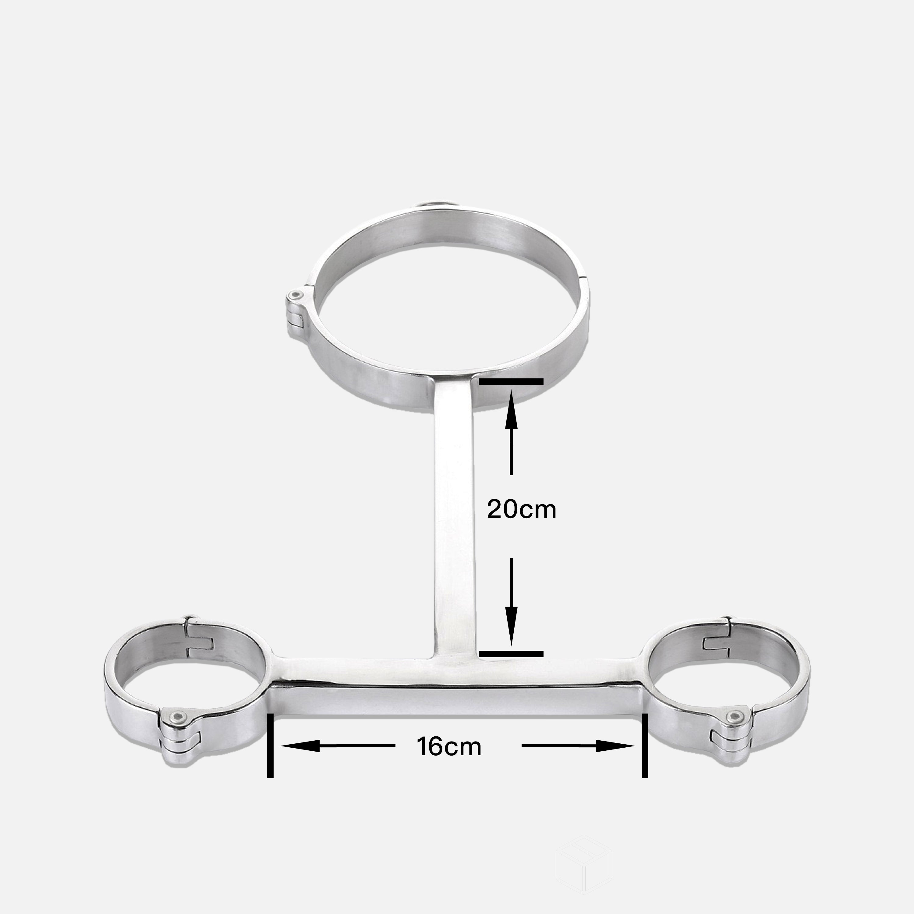 T-shaped Stainless Steel Shackles (Connect Neck and Wrists)