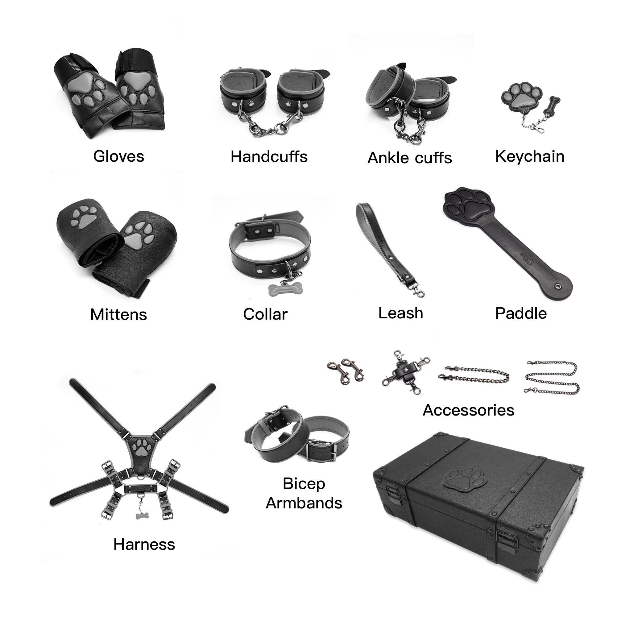 Gibbon Black® PU Leather Full Set Gear Kit