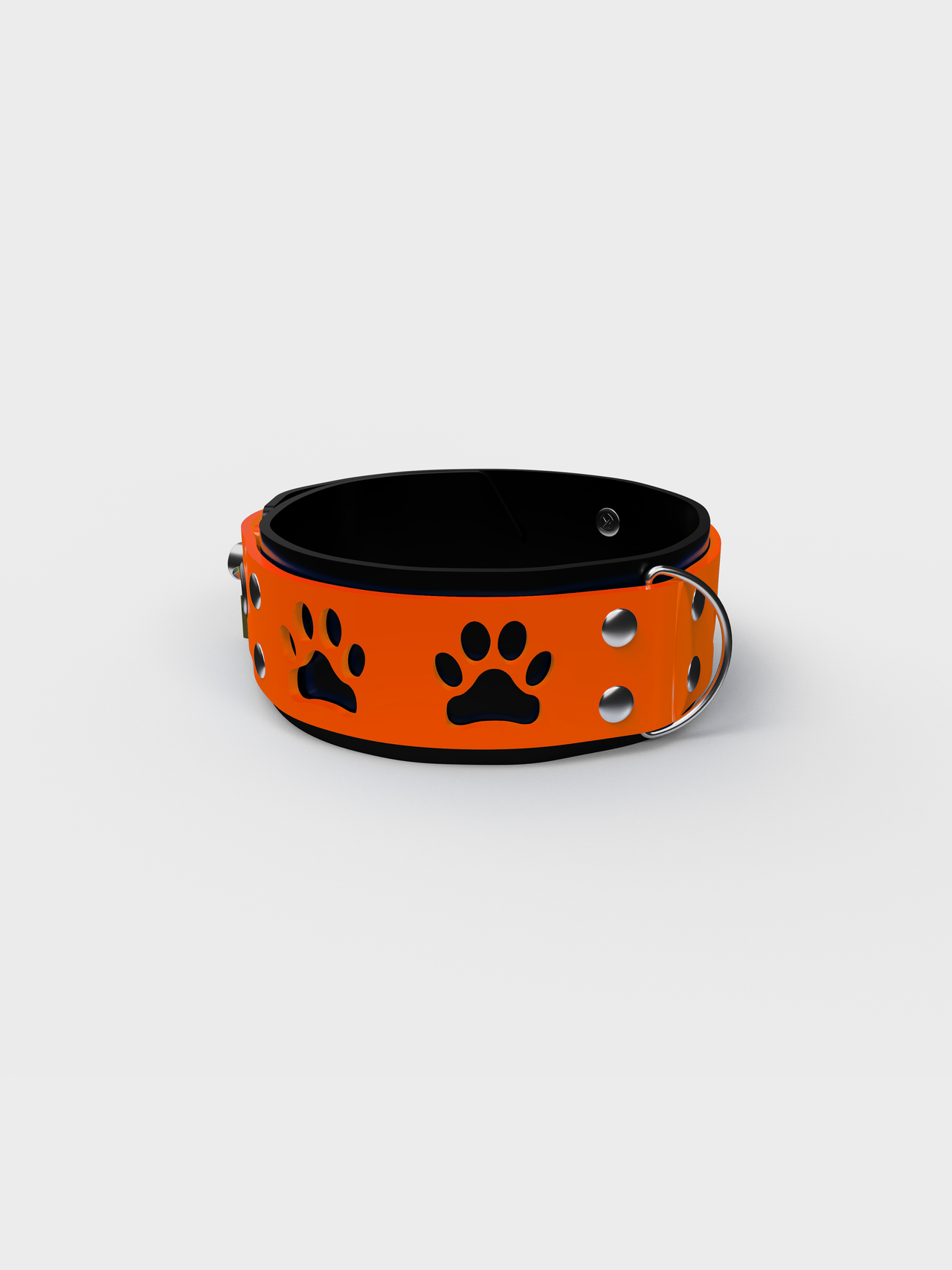 Puppy Paw Outline Silicone Collar