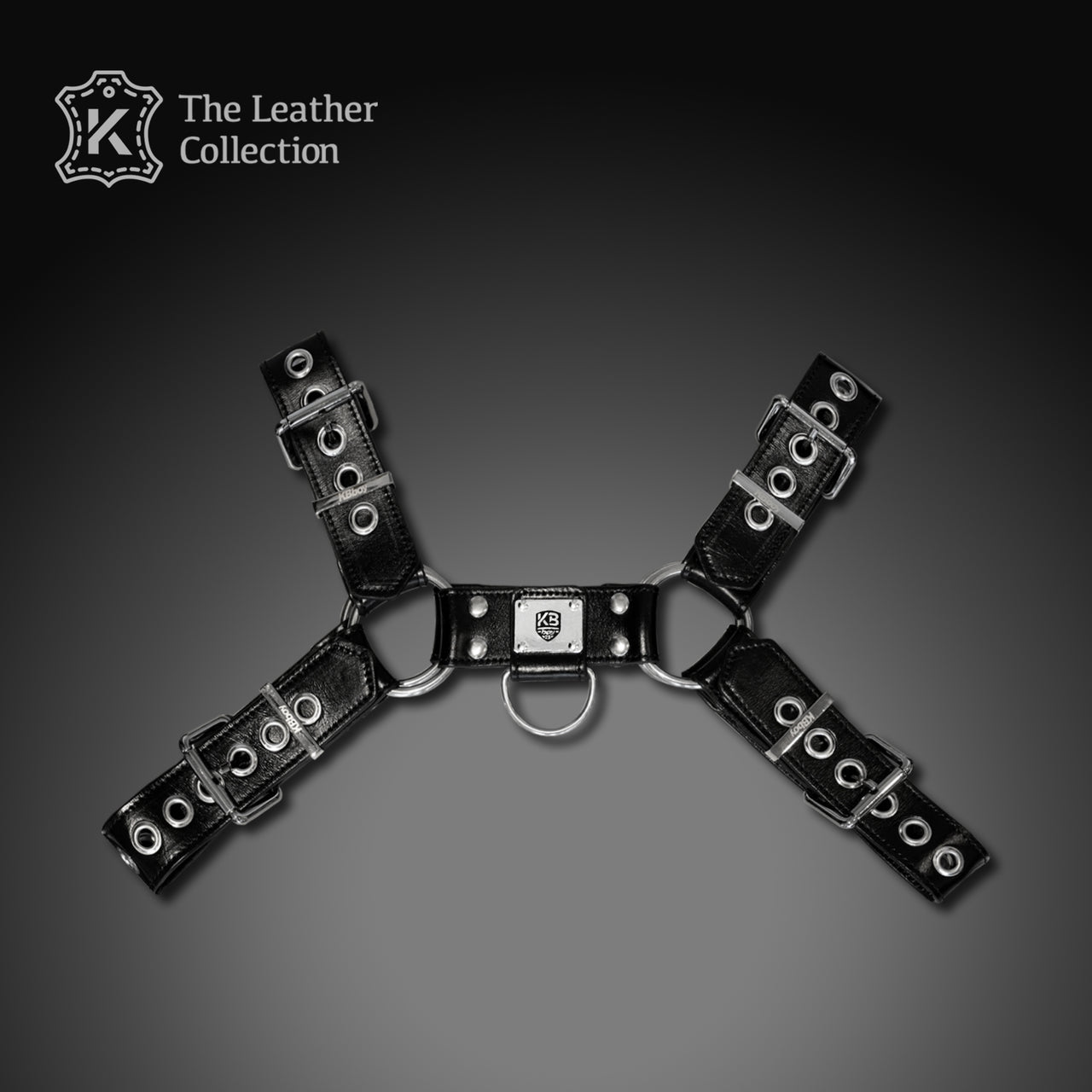 Tumbled Leather Bulldog Harness