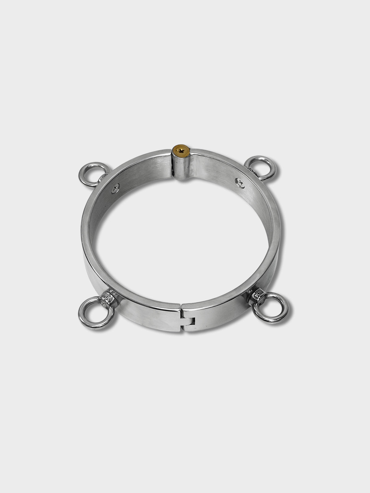 Stainless Steel Four-Ring Collar (Key Lock)